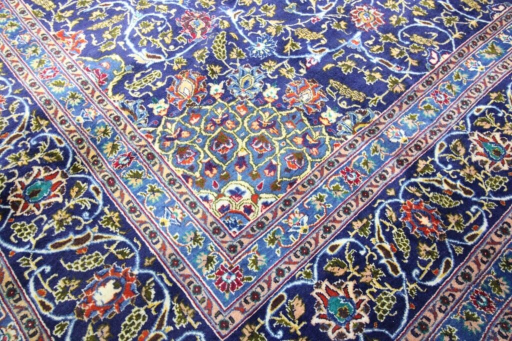 original-perserteppich-kashmar-378-x-293-cm-handgeknupft-wollteppich-5 Perserteppich Kashmar 378 x 293 cm Wolle handgeknüpft