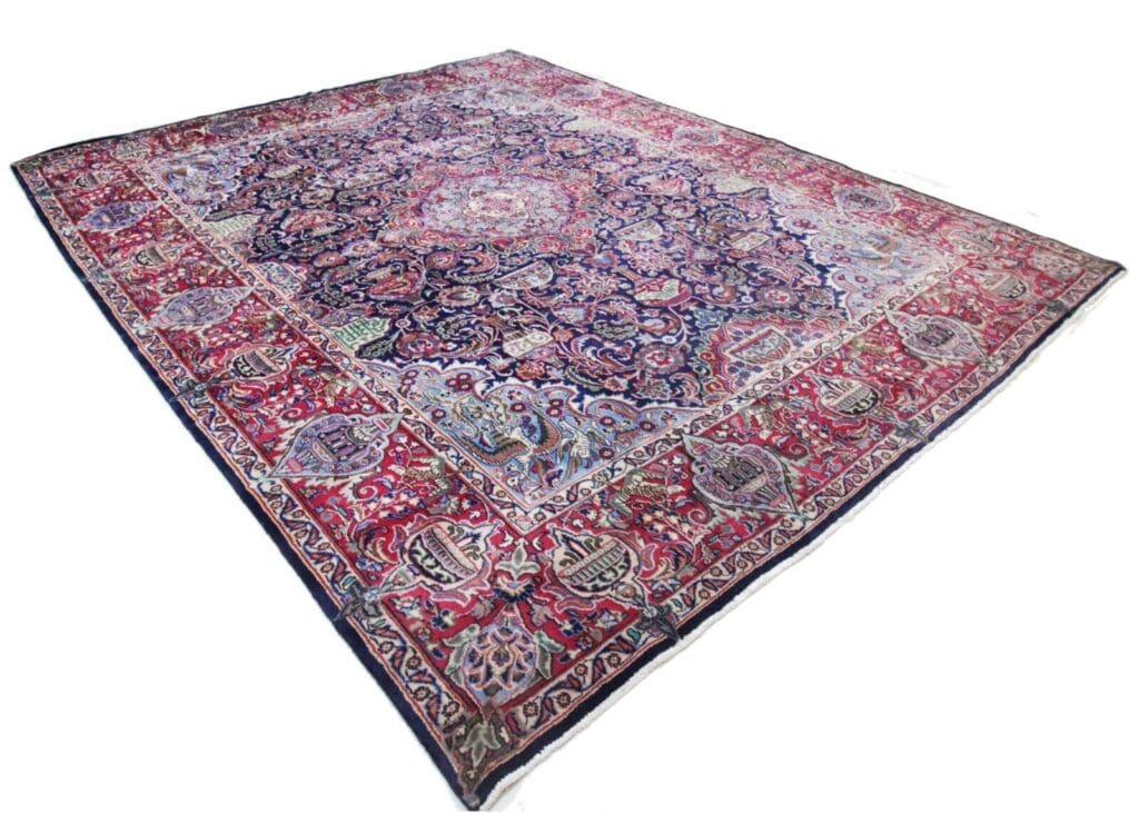 Perserteppich Kashmar 383 x 295 cm Wolle handgeknüpft