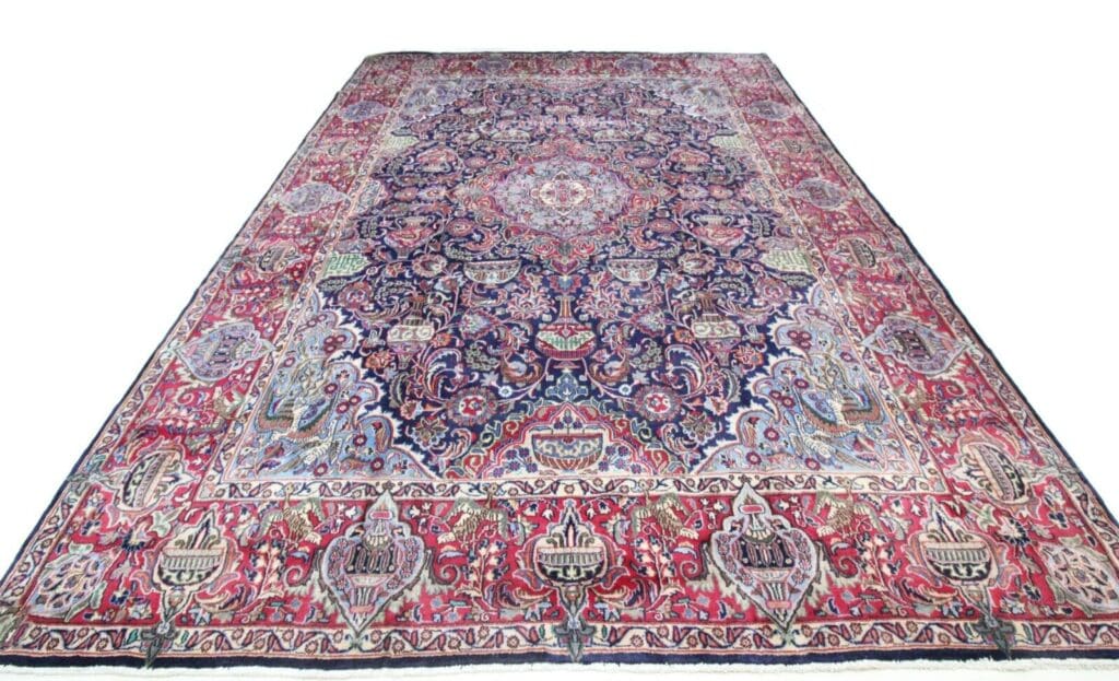 Perserteppich Kashmar 383 x 295 cm Wolle handgeknüpft