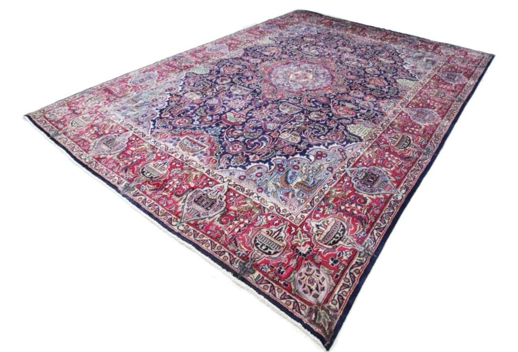 Perserteppich Kashmar 383 x 295 cm Wolle handgeknüpft