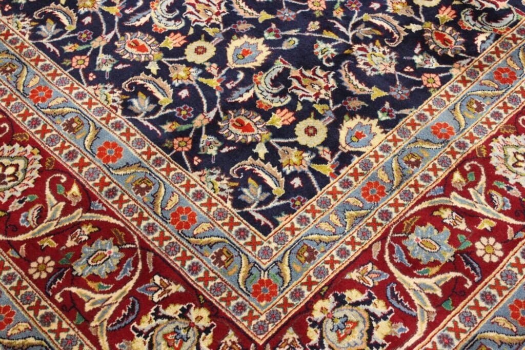 Perserteppich Mashad 384 x 290 cm Wolle handgeknüpft