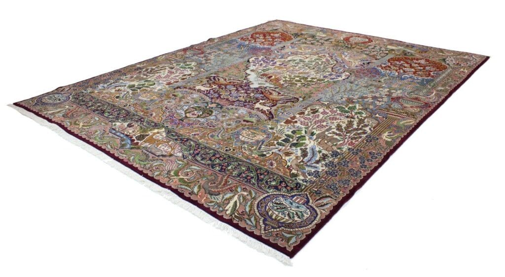 Perserteppich Kashmar 384 x 302 cm Wolle handgeknüpft