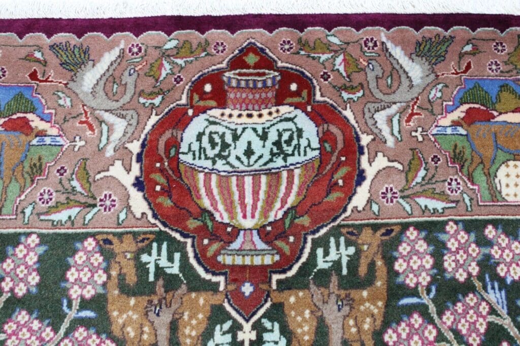 Perserteppich Kashmar 384 x 302 cm Wolle handgeknüpft