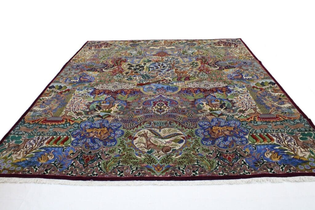 Perserteppich Kashmar 393 x 300 cm Wolle handgeknüpft