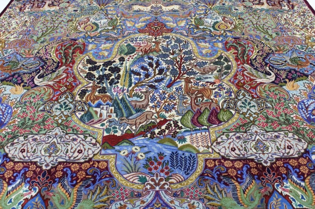 Perserteppich Kashmar 393 x 300 cm Wolle handgeknüpft