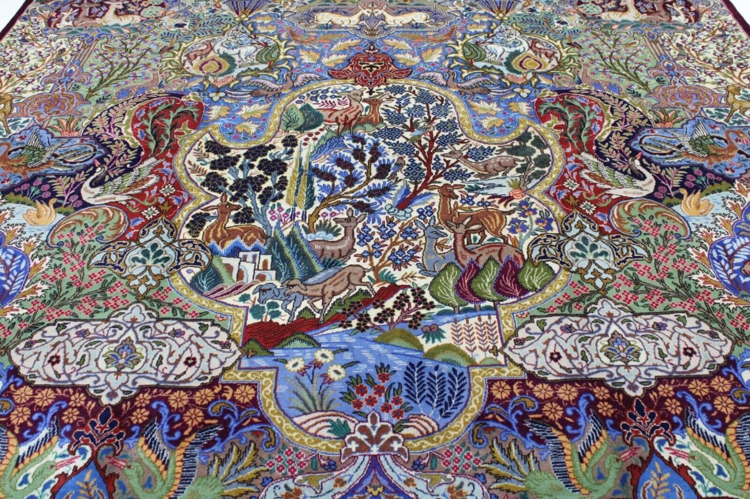 Perserteppich Kashmar 393 x 300 cm Wolle handgeknüpft