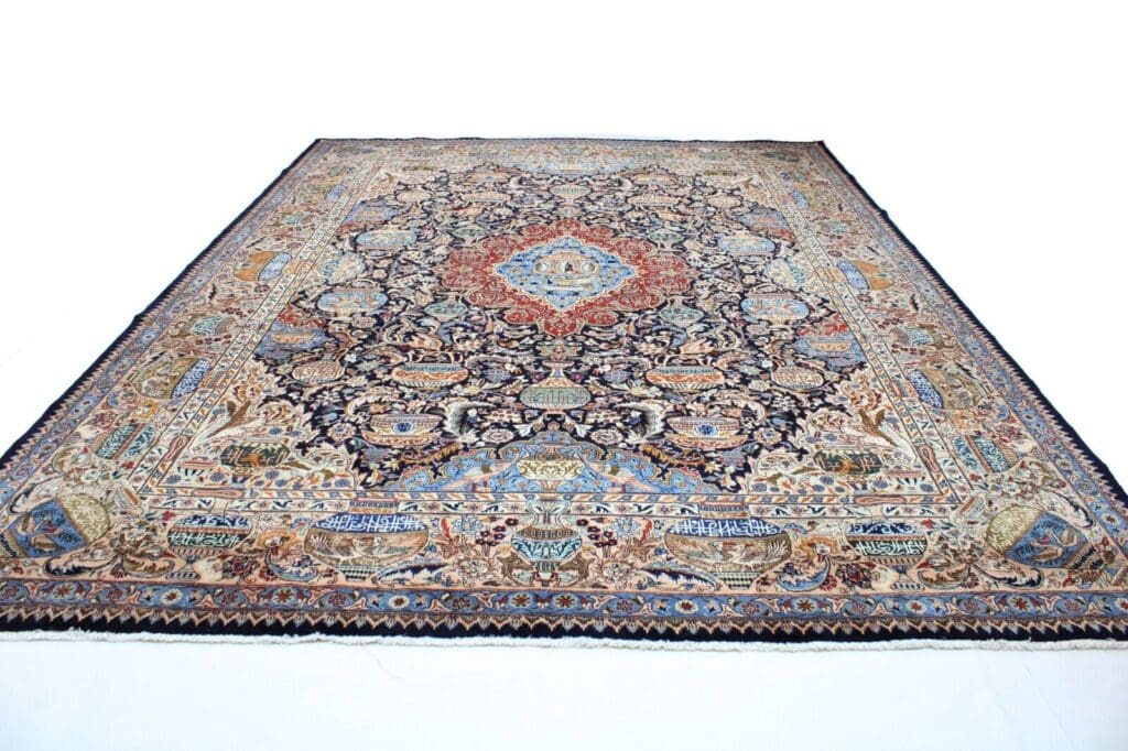 Perserteppich Kashmar 411 x 307 cm Wolle handgeknüpft