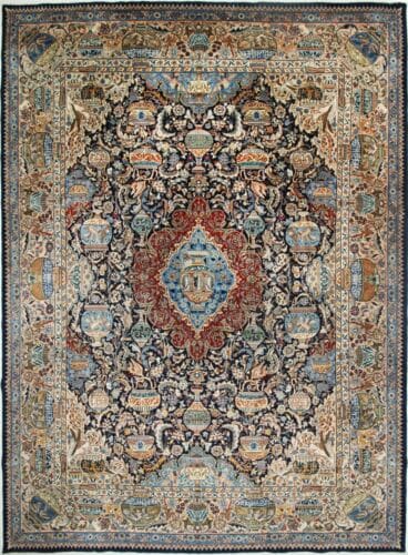Perserteppich Kashmar 411 x 307 cm Wolle handgeknüpft