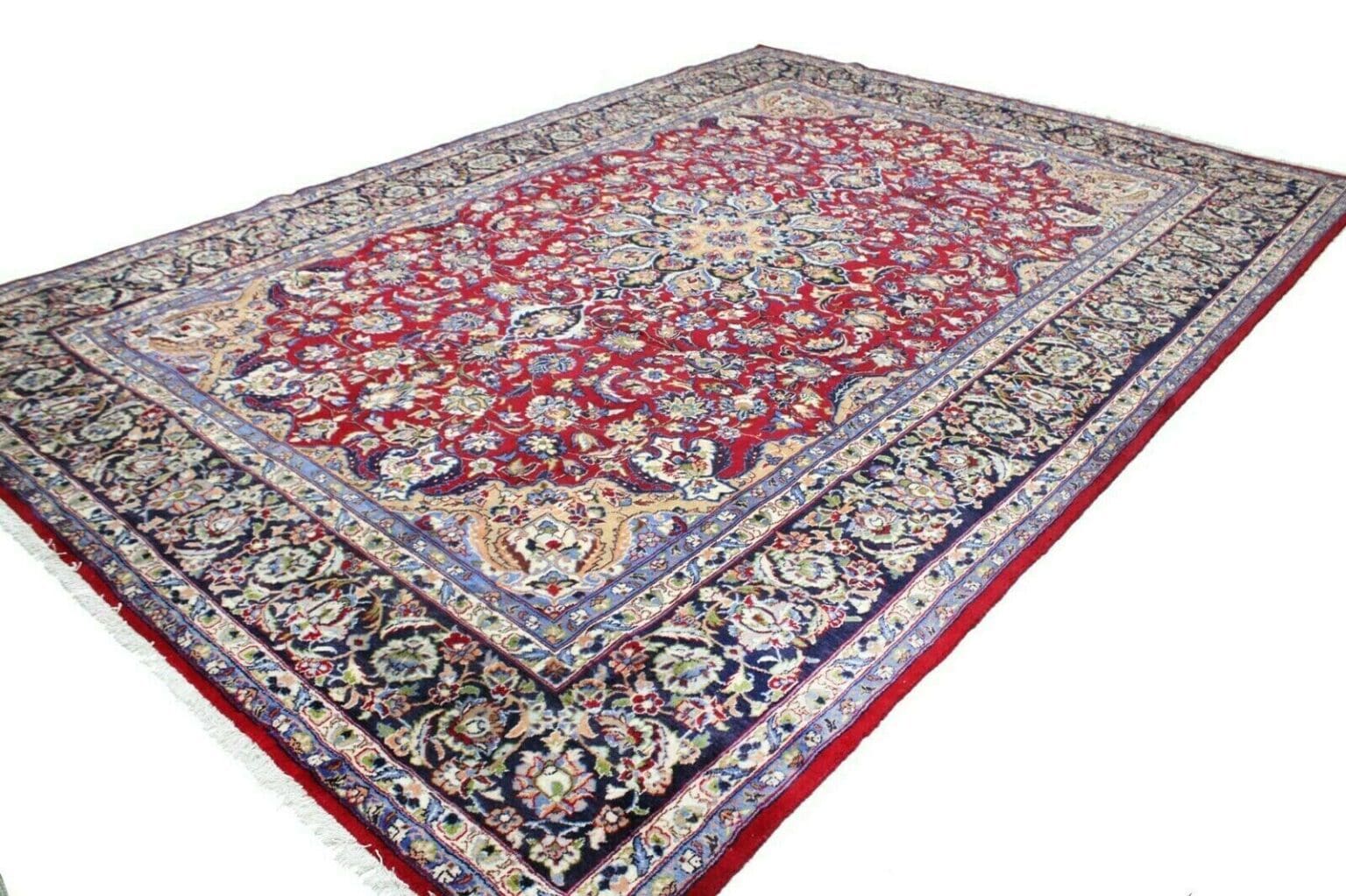 Perserteppich Isfahan 423 x 294 cm Wolle handgeknüpft