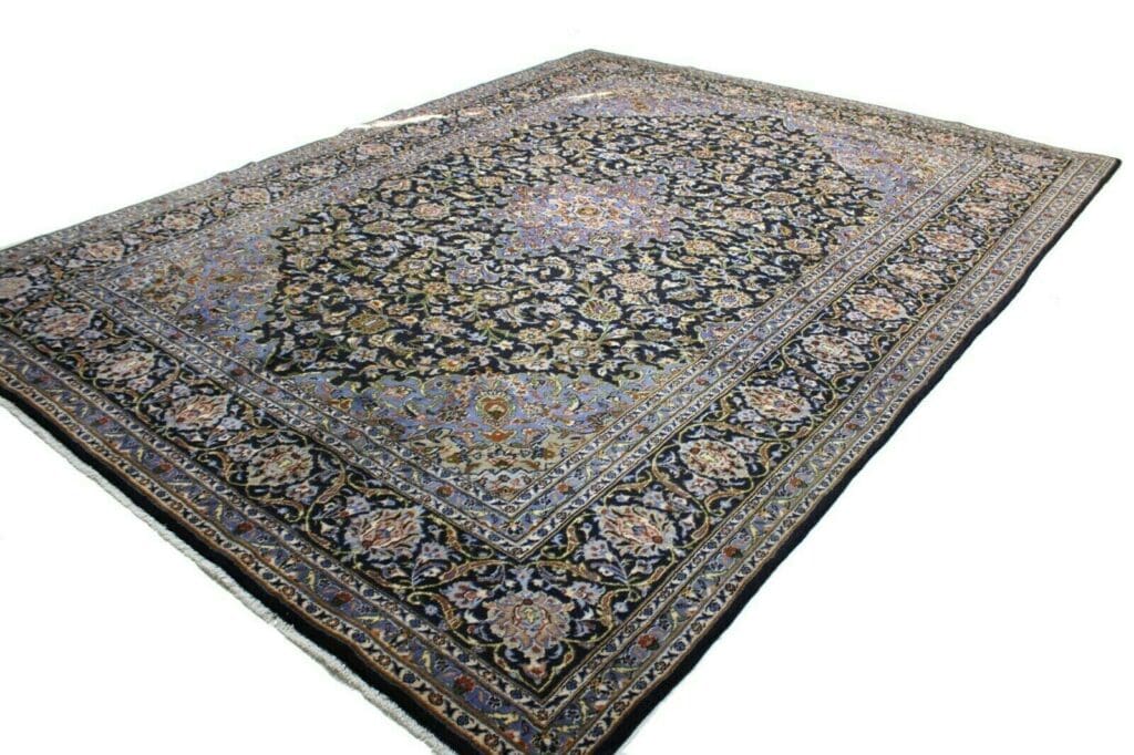 Perserteppich Keshan 396 x 300 cm Wolle handgeknüpft