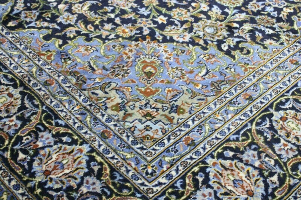 Perserteppich Keshan 396 x 300 cm Wolle handgeknüpft