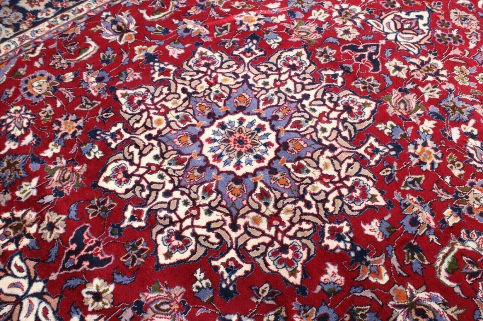 Perserteppich Isfahan 420 x 296 cm Wolle handgeknüpft