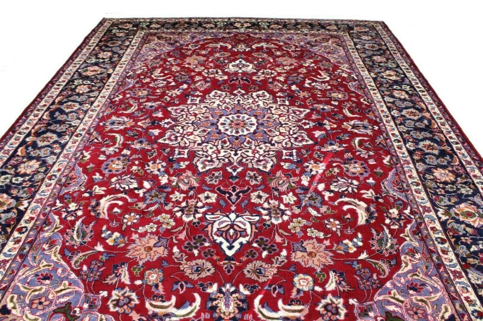 Perserteppich Isfahan 420 x 296 cm Wolle handgeknüpft