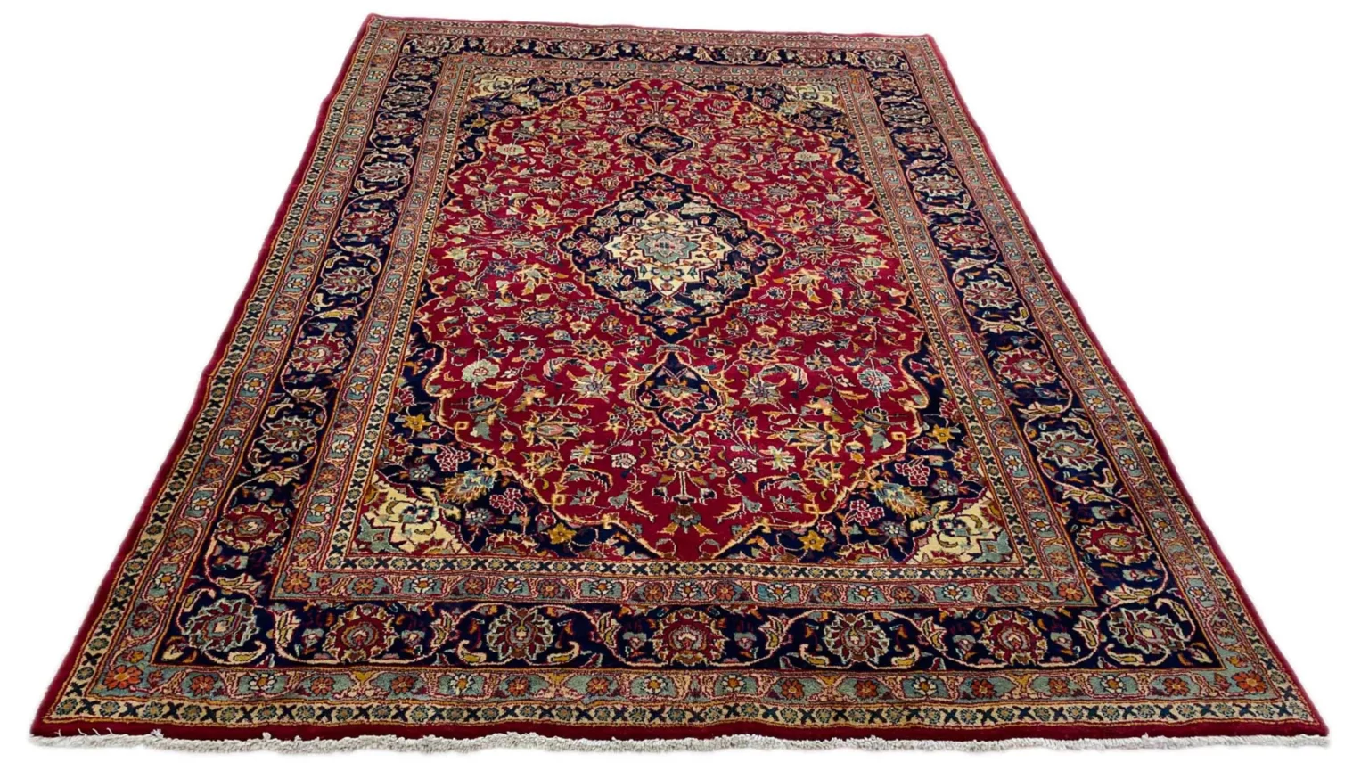 Perserteppich Maschhad 293x206 cm Wolle handgeknüpft