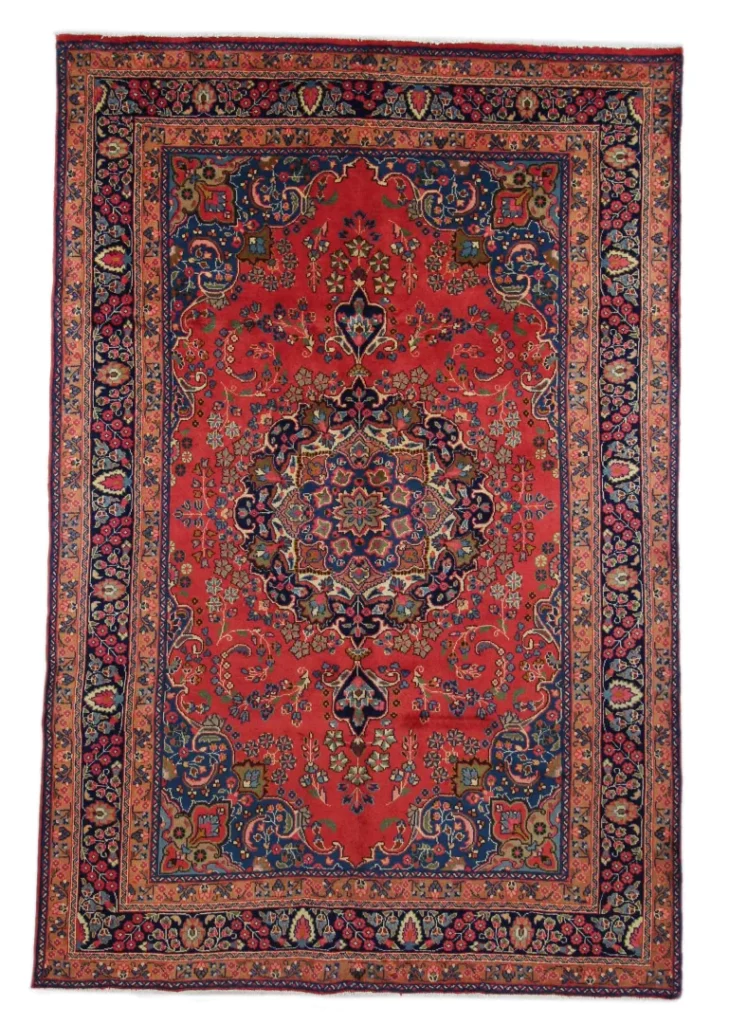 maschhad-orientteppich-295x195-cm-250000-knoten-handgeknupft Perserteppich Maschhad 295 x 195 cm Wolle handgeknüpft