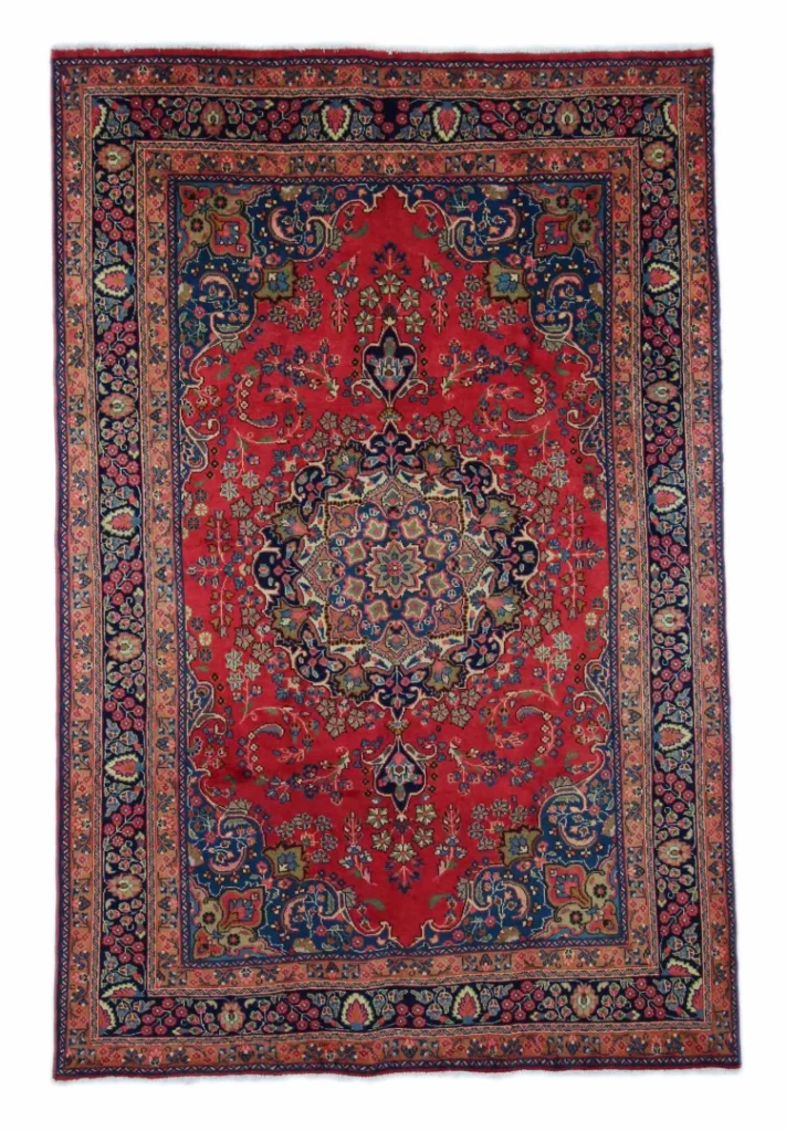 Perserteppich Maschhad 297 x 195 cm Wolle handgeknüpft