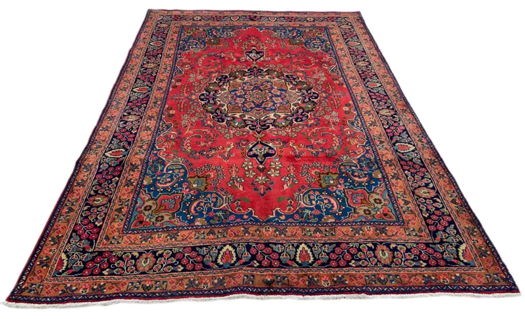 maschhad-orientteppich-295x195-cm-250000-knoten-handgeknupft-1 Perserteppich Maschhad 295 x 195 cm Wolle handgeknüpft