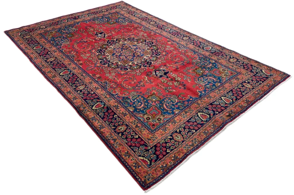 maschhad-orientteppich-295x195-cm-250000-knoten-handgeknupft-2 Perserteppich Maschhad 295 x 195 cm Wolle handgeknüpft