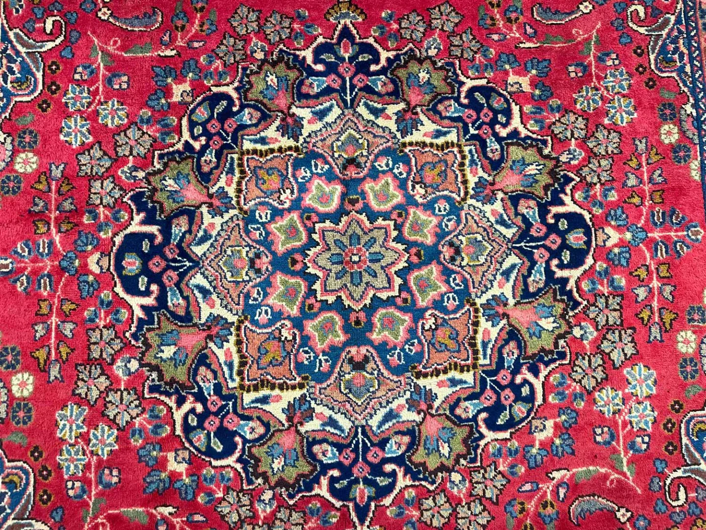 Perserteppich Maschhad 297 x 195 cm Wolle handgeknüpft