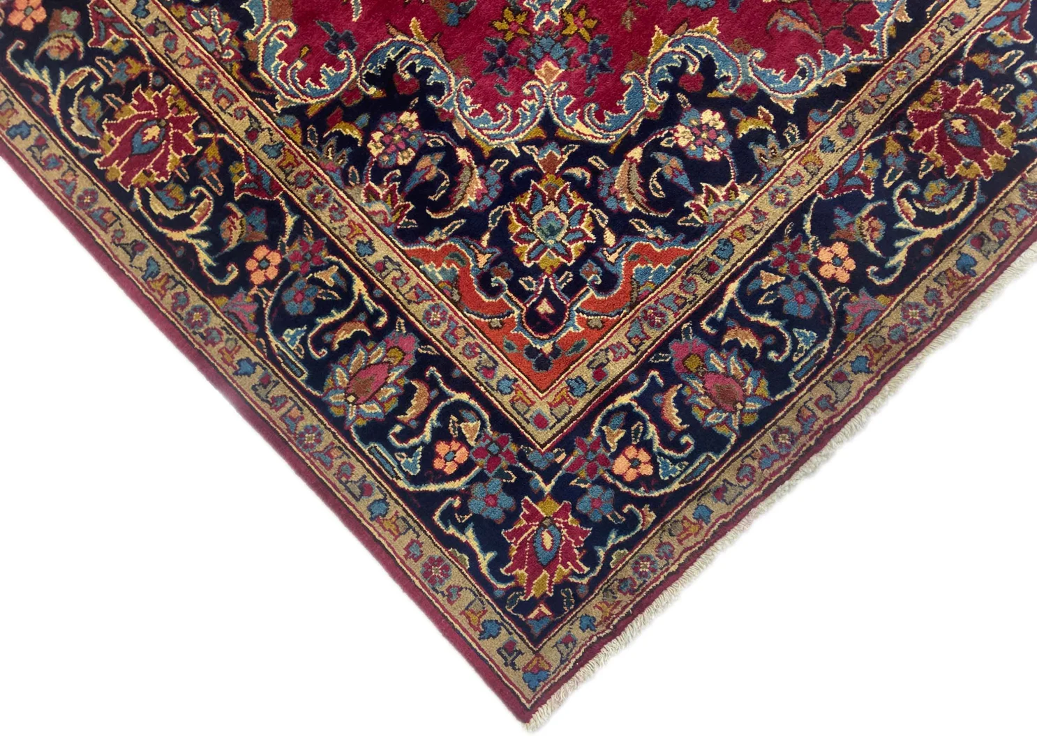 maschhad-orientteppich-297x198-cm-250000-knoten-florales-muster-handgeknupft-3 Perserteppich Maschhad 297 x 198 cm handgeknüpft