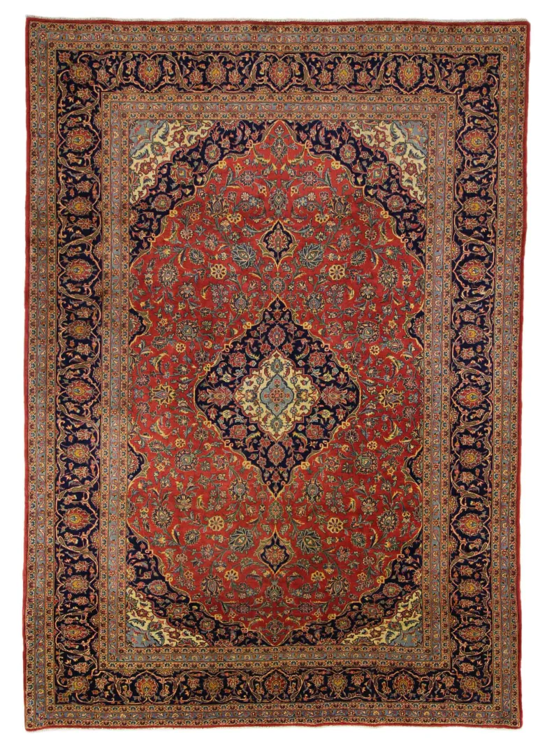 Perserteppich Keshan 297x210 cm Wolle handgeknüpft