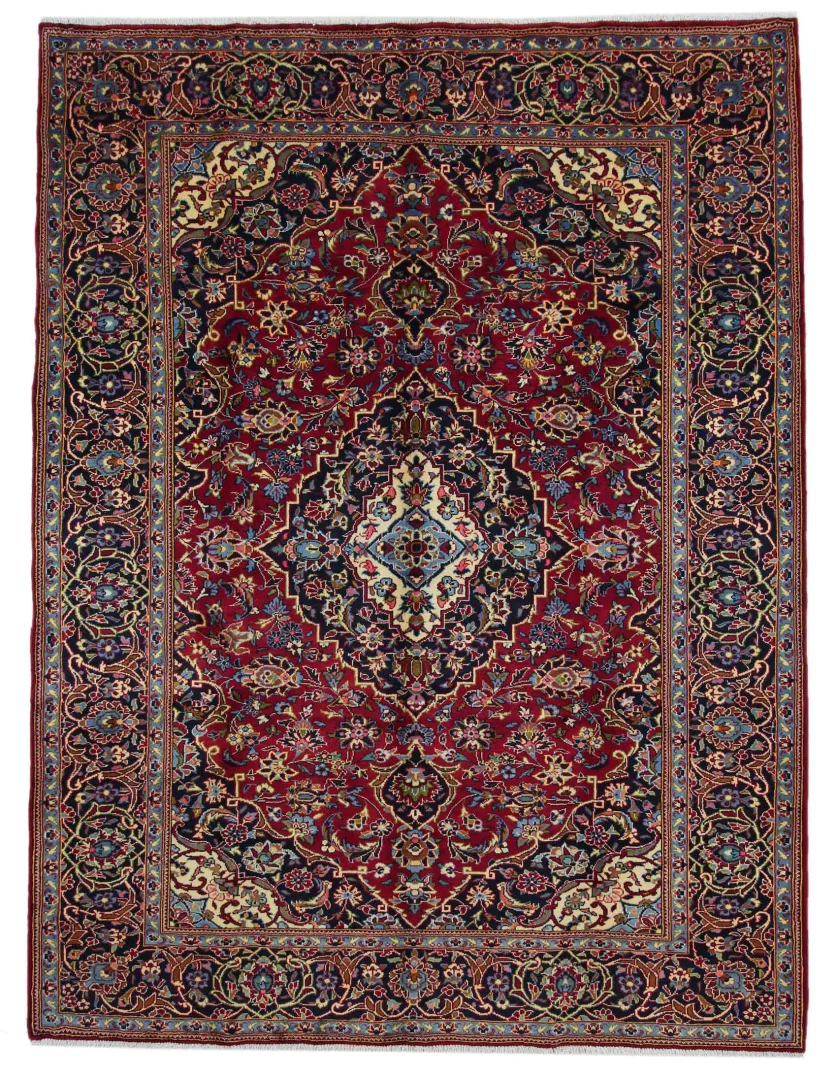 Perserteppich Keshan 299 x 228 cm Wolle handgeknüpft