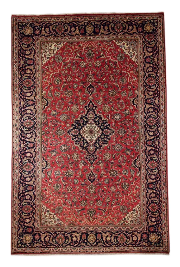 Perserteppich Keshan 306 x 200 cm Wolle handgeknüpft