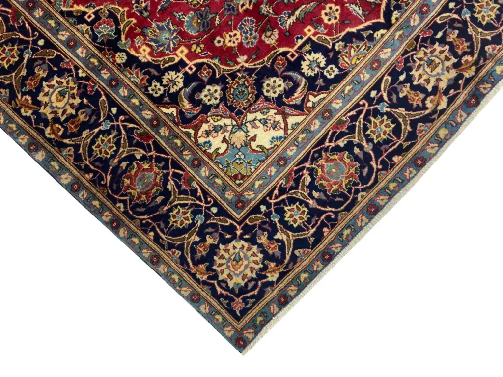 Perserteppich Keshan 273 x 195 cm Wolle handgeknüpft