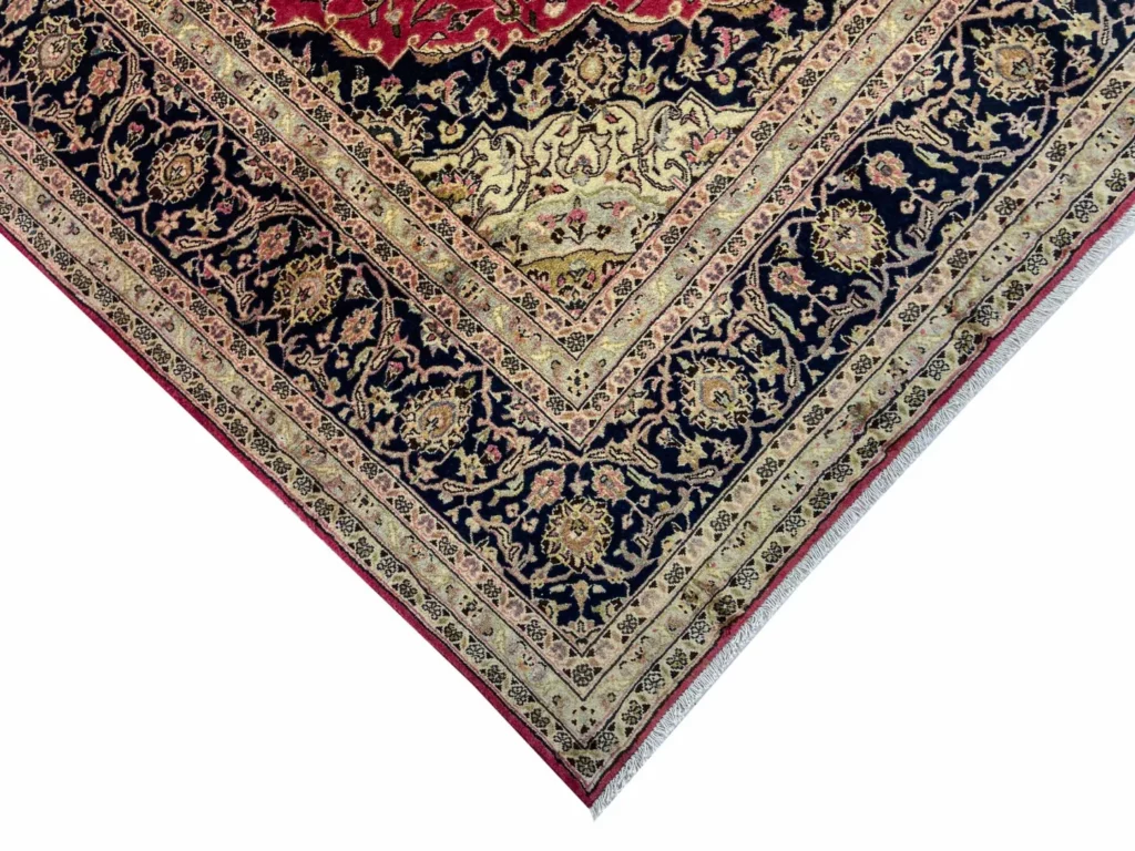 Perserteppich Keshan 286 x 212 cm Wolle handgeknüpft