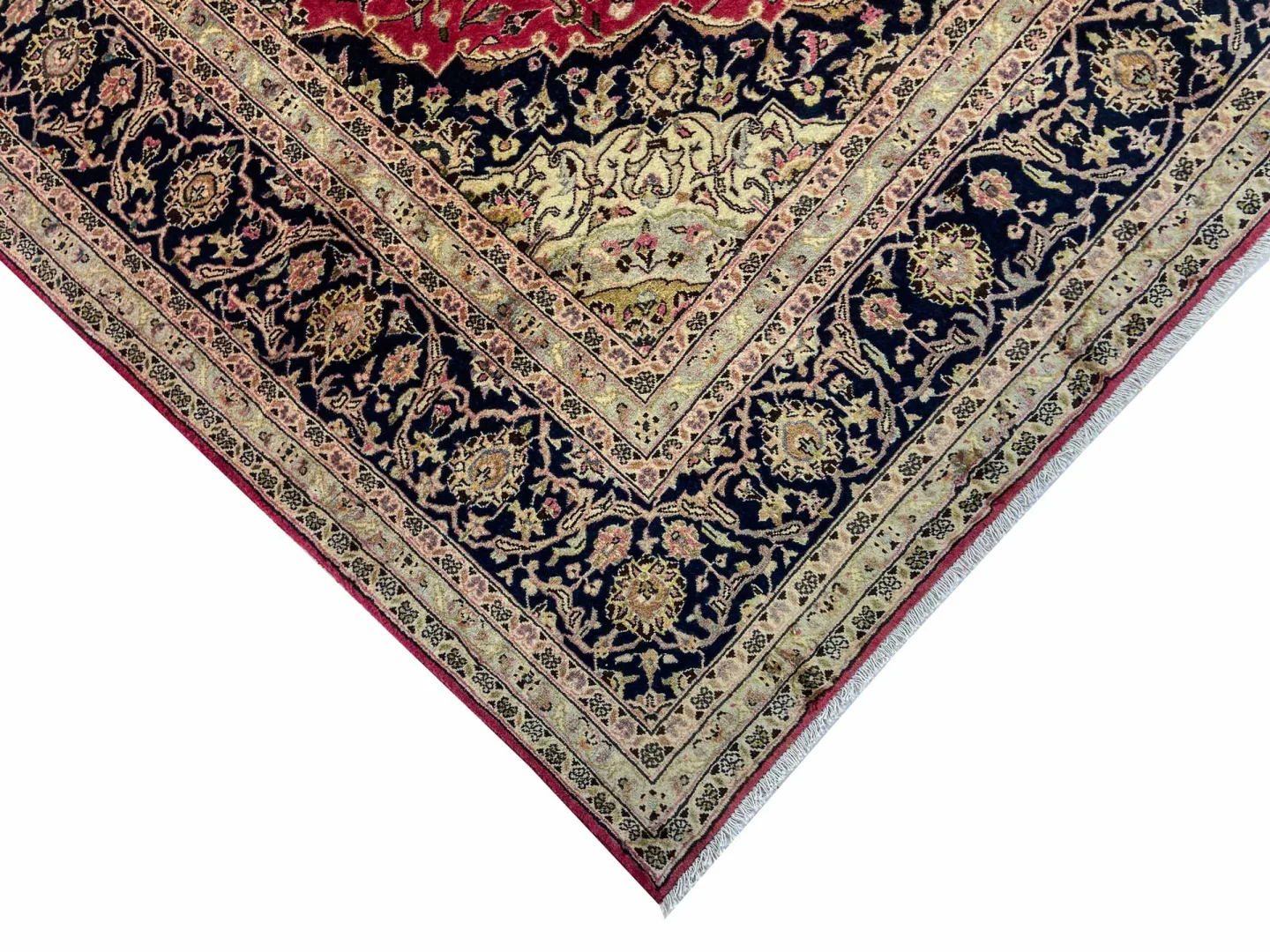 Perserteppich Keshan 286 x 212 cm Wolle handgeknüpft