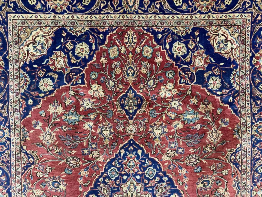 Perserteppich Keshan 287 x 184 cm Wolle handgeknüpft