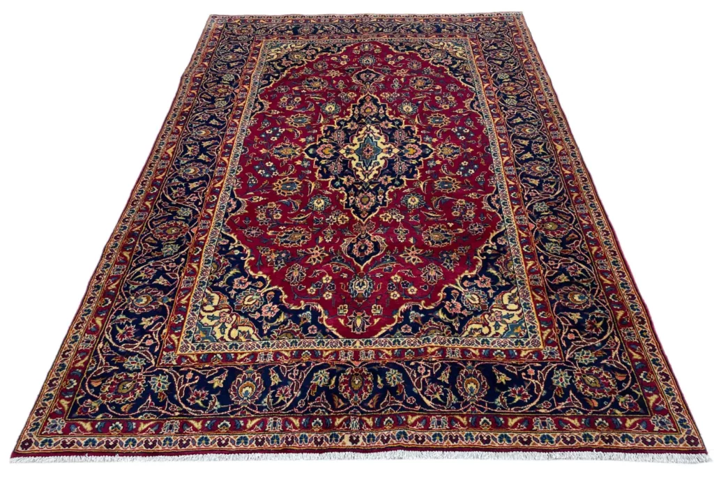 Perserteppich Keshan 294 x 200 cm Wolle handgeknüpft