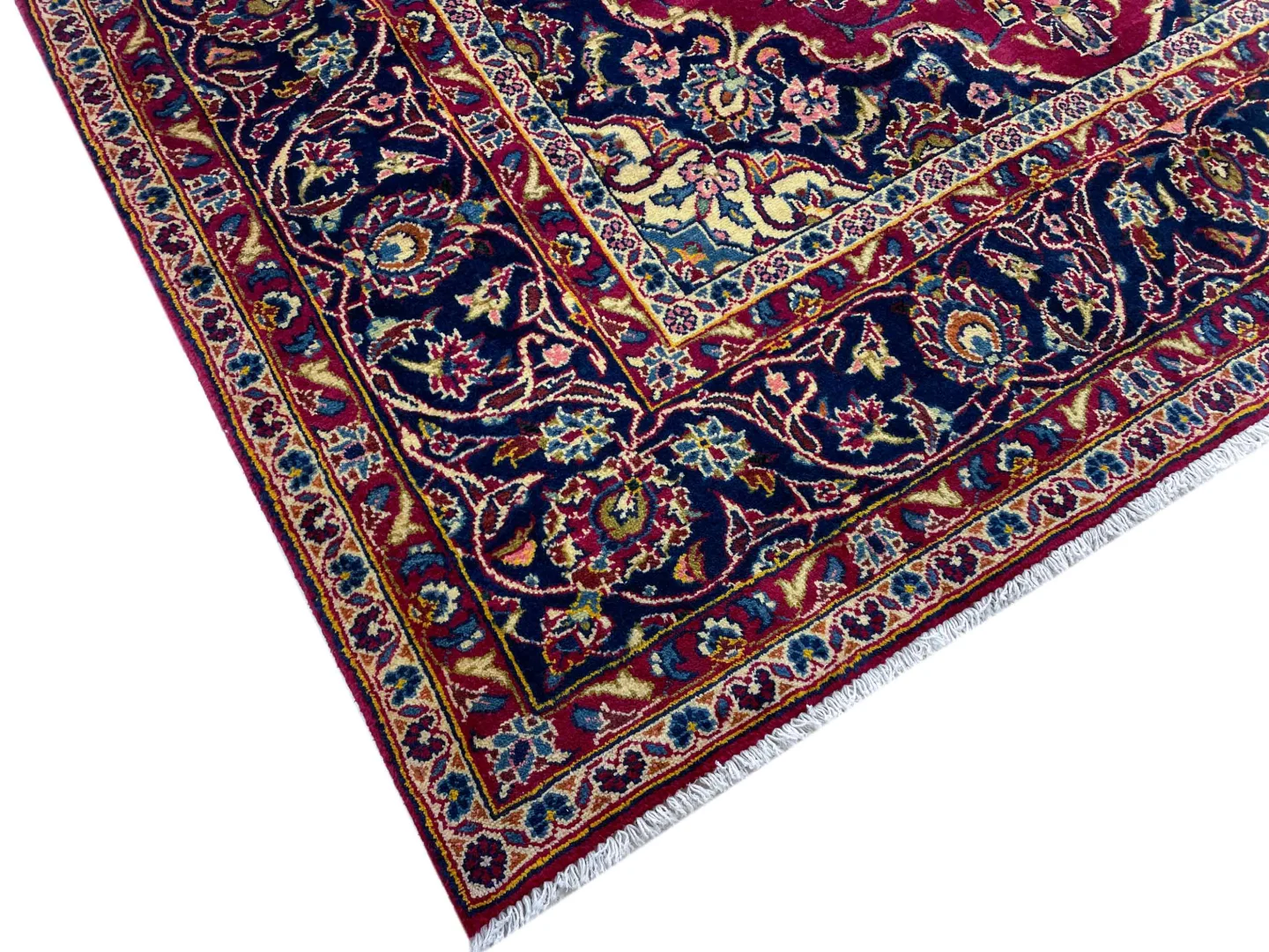 Perserteppich Keshan 294 x 200 cm Wolle handgeknüpft