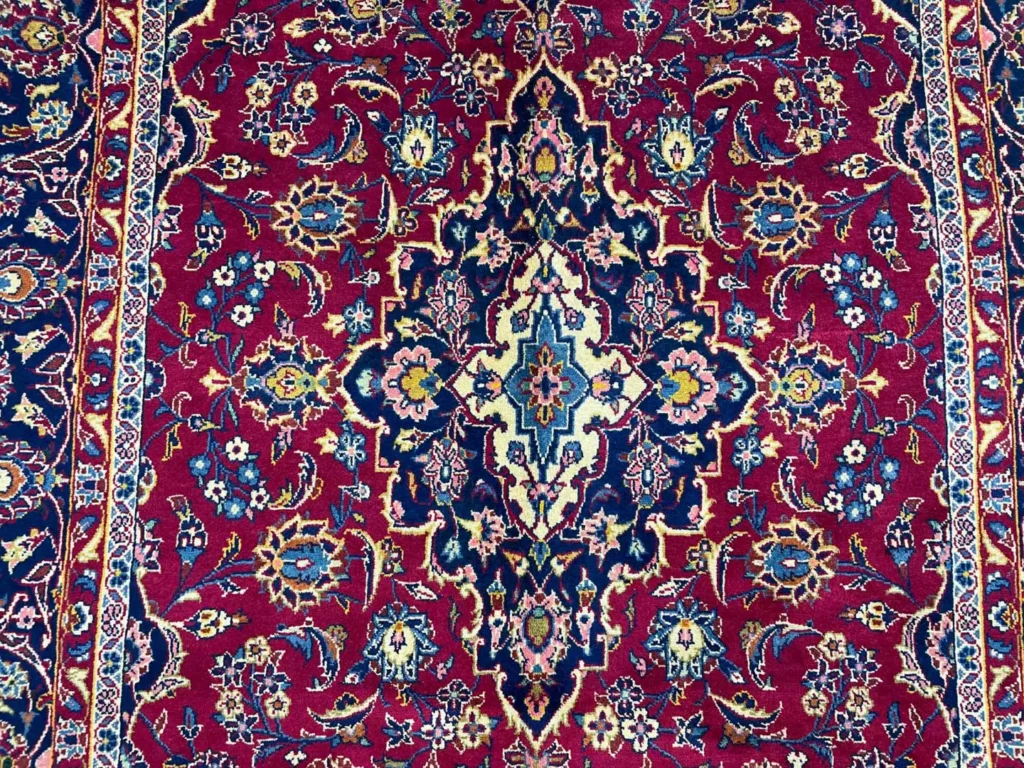 Perserteppich Keshan 294 x 200 cm Wolle handgeknüpft