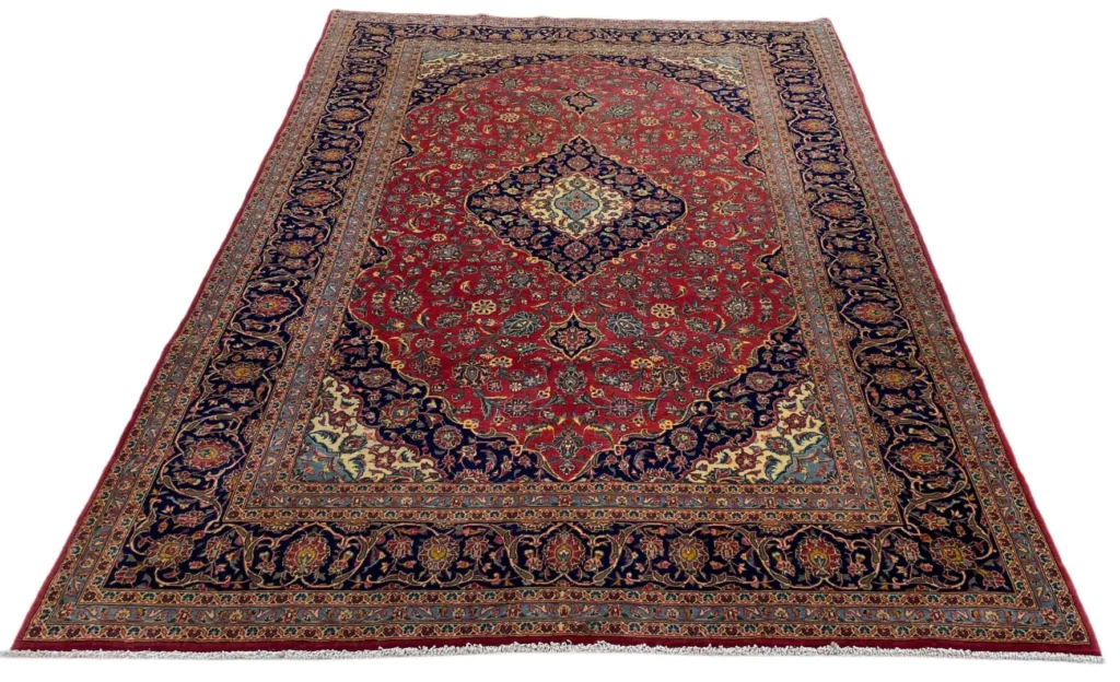 Perserteppich Keshan 297x210 cm Wolle handgeknüpft