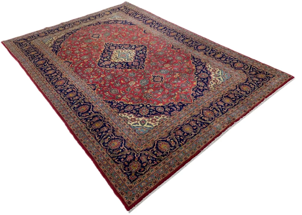 Perserteppich Keshan 297x210 cm Wolle handgeknüpft