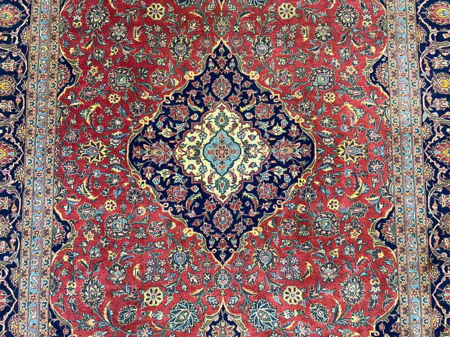 Perserteppich Keshan 297x210 cm Wolle handgeknüpft