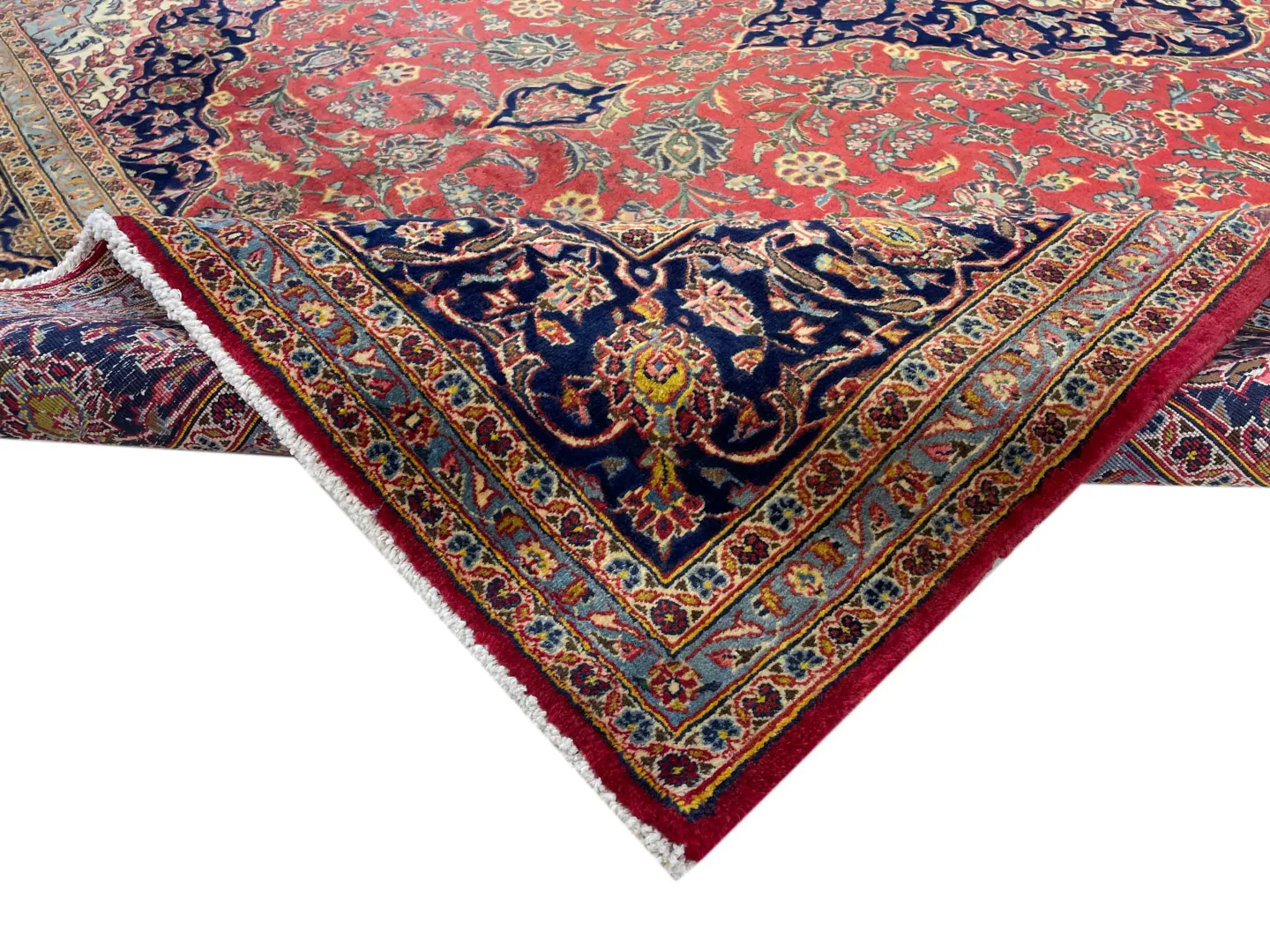 Perserteppich Keshan 297x210 cm Wolle handgeknüpft