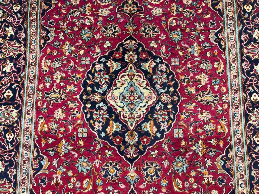 Perserteppich Keshan 298 x 200 cm Wolle handgeknüpft