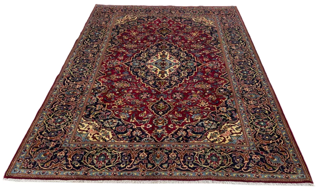 Perserteppich Keshan 299 x 228 cm Wolle handgeknüpft