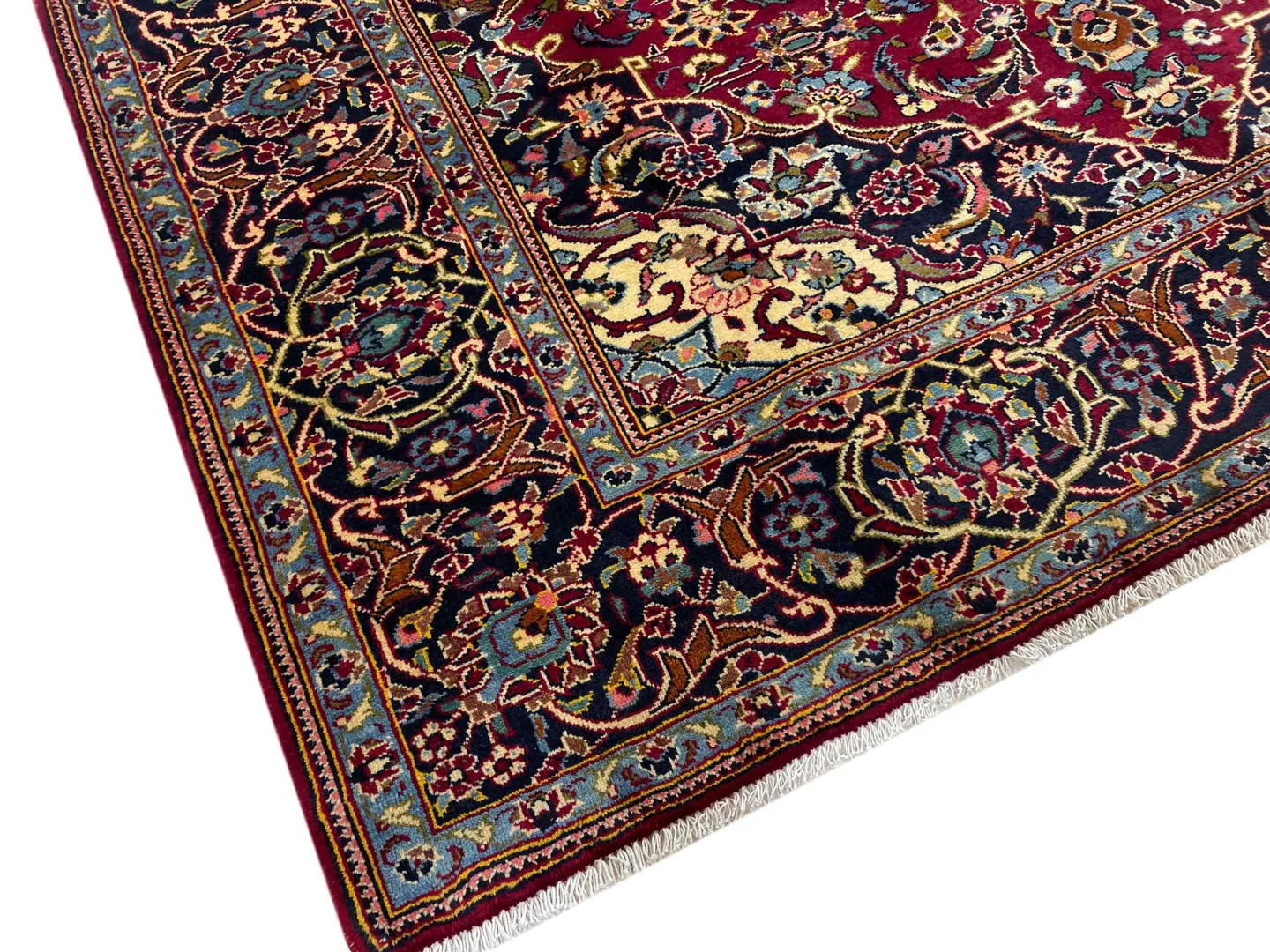 Perserteppich Keshan 299 x 228 cm Wolle handgeknüpft