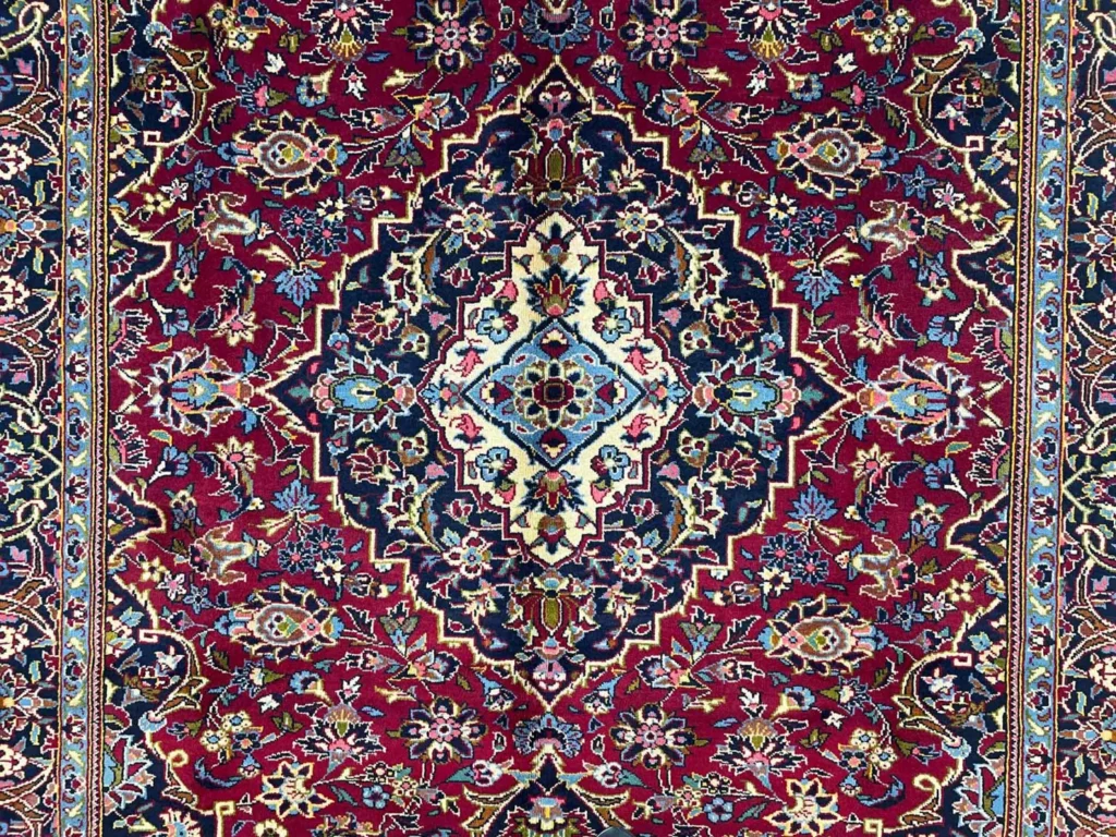 Perserteppich Keshan 299 x 228 cm Wolle handgeknüpft