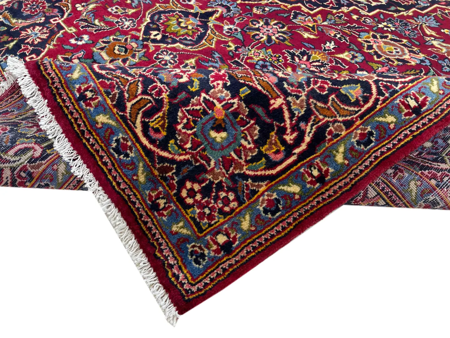 Perserteppich Keshan 299 x 228 cm Wolle handgeknüpft