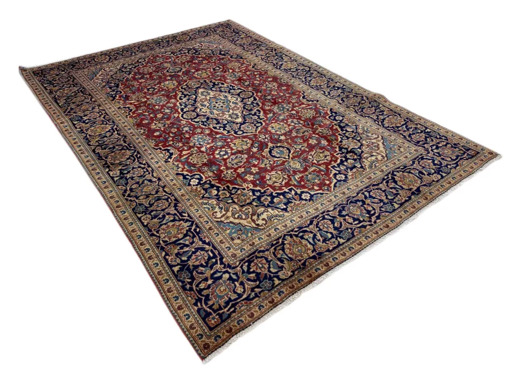 Perserteppich Keshan 300 x 206 cm Wolle handgeknüpft