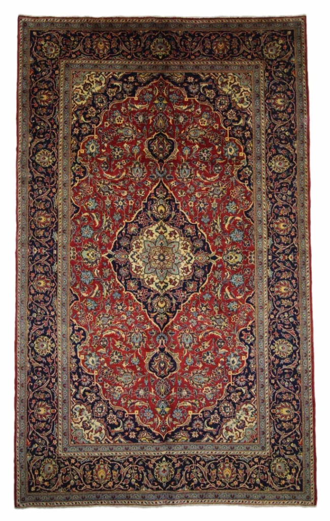 Perserteppich Keshan 322 x 196 cm Wolle handgeknüpft