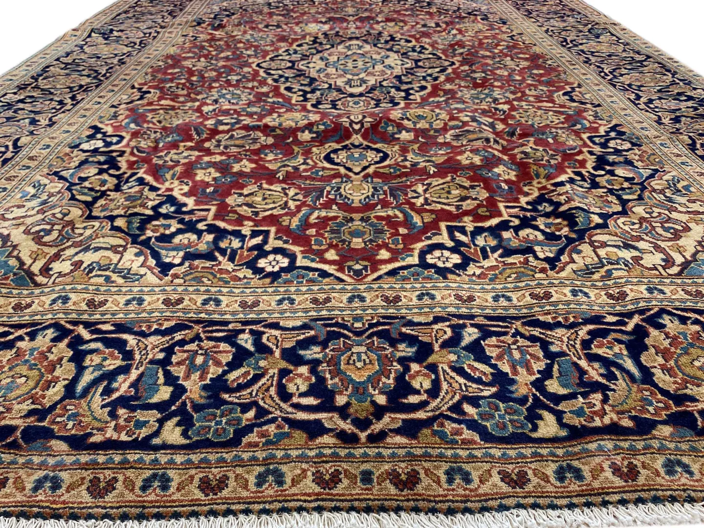 Perserteppich Keshan 300 x 206 cm Wolle handgeknüpft