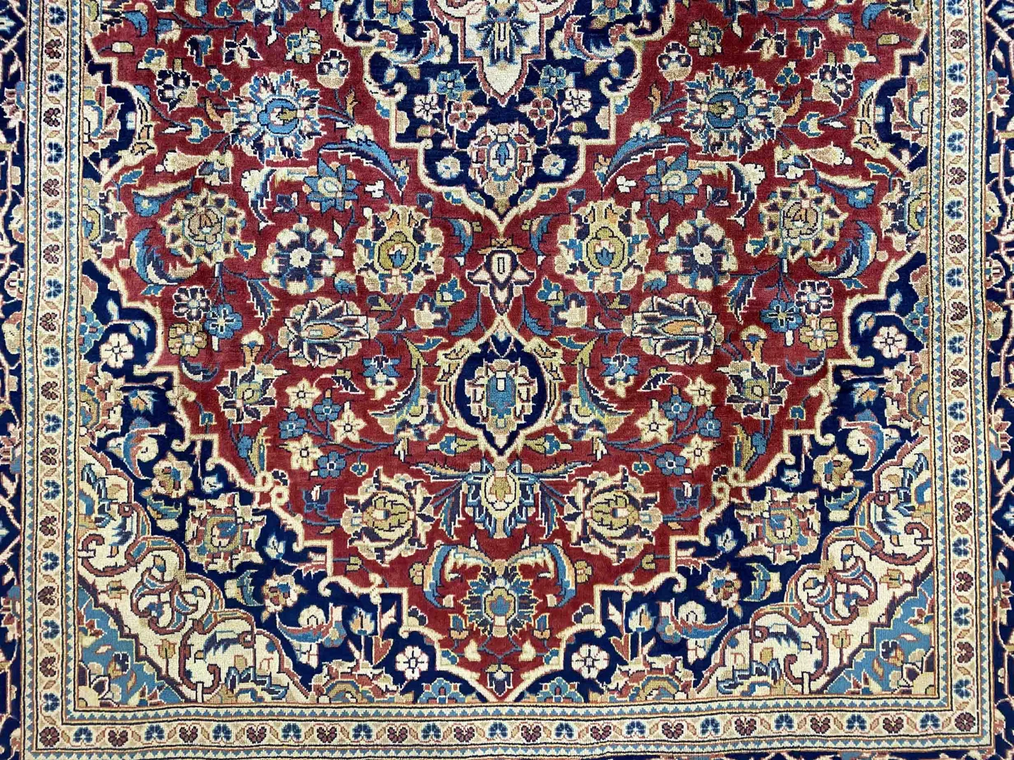 Perserteppich Keshan 300 x 206 cm Wolle handgeknüpft