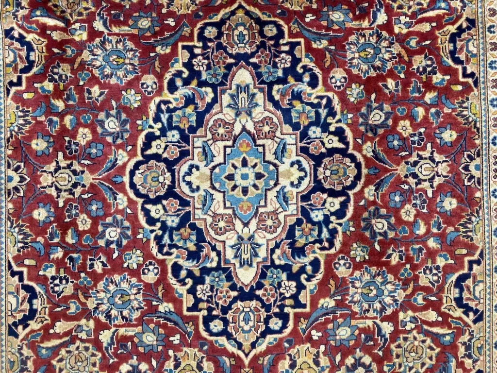 Perserteppich Keshan 300 x 206 cm Wolle handgeknüpft