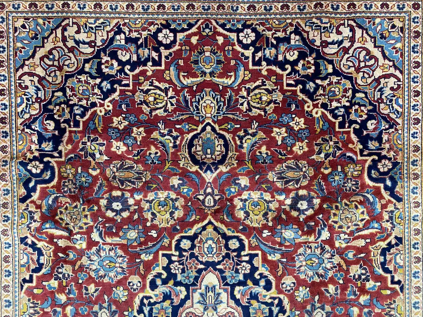 Perserteppich Keshan 300 x 206 cm Wolle handgeknüpft