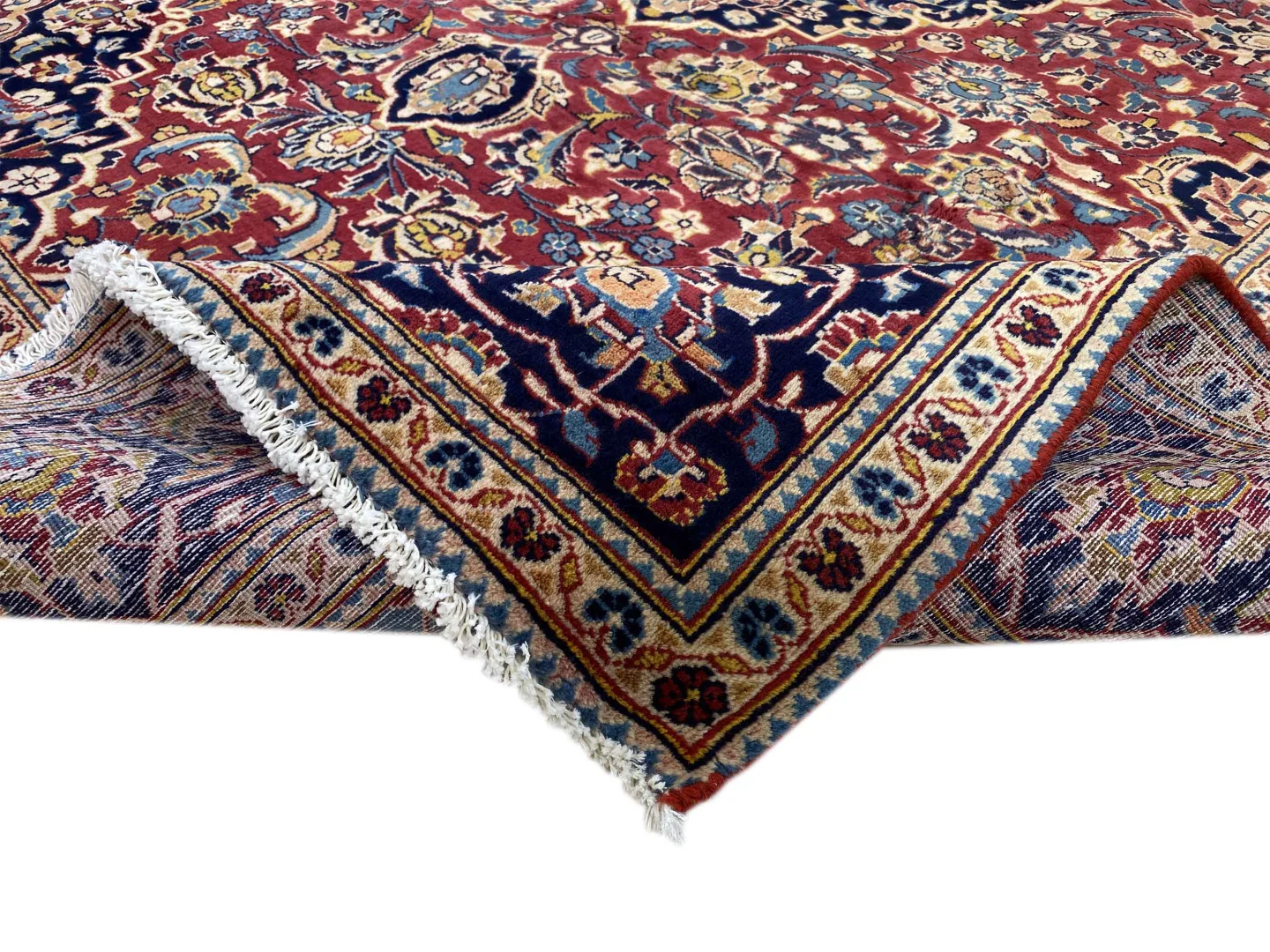 Perserteppich Keshan 300 x 206 cm Wolle handgeknüpft